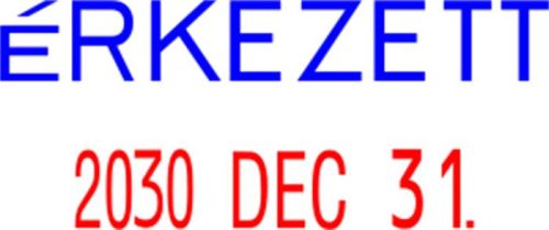 Dátumbélyegző, COLOP "S 160/l érkezett"