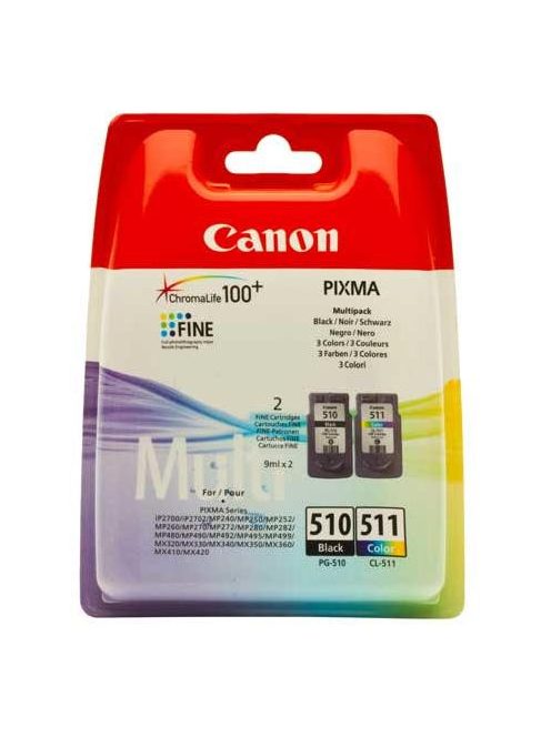 Canon PG 510 / CL 511 tintapatron multipack orig.                 "TCPG510/CL511MP