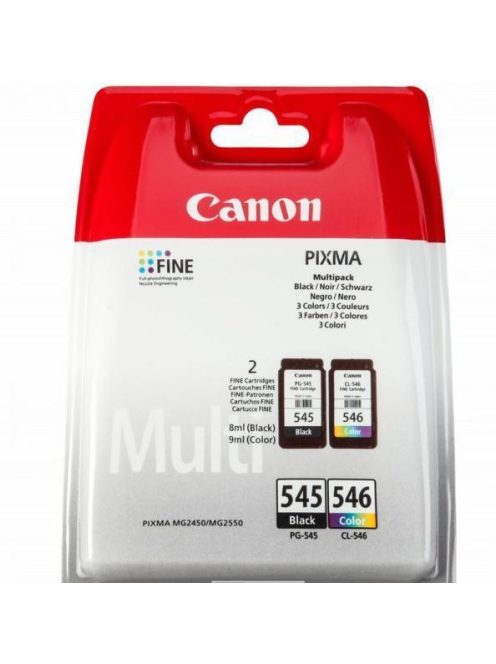 Canon PG 545xl / CL 546xl tintapatron multipack orig.               "TCPG545xl/CL546xlMP