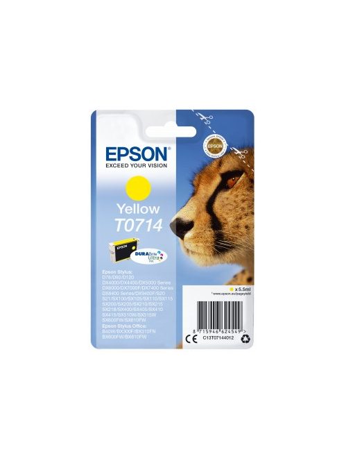 Epson T 714 yellow  tintapatron orig.                'TET0714