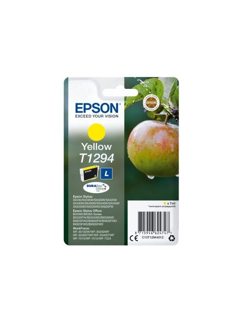 Epson T 1294  Yellow orig. tintapatron                 'TET1294