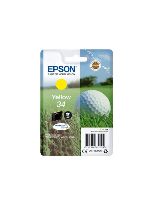 Epson 3464  orig tintapatron Yellow                "TET3464