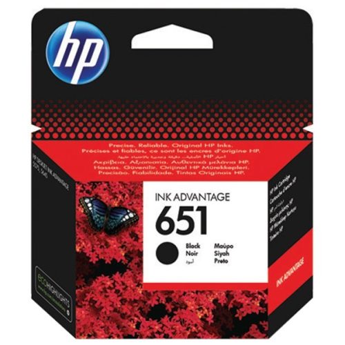HP 651 Black orig tintapatron"