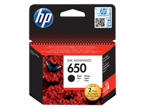 HP 650 Black tintapatron orig