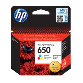 HP 650 Color tintapatron orig.